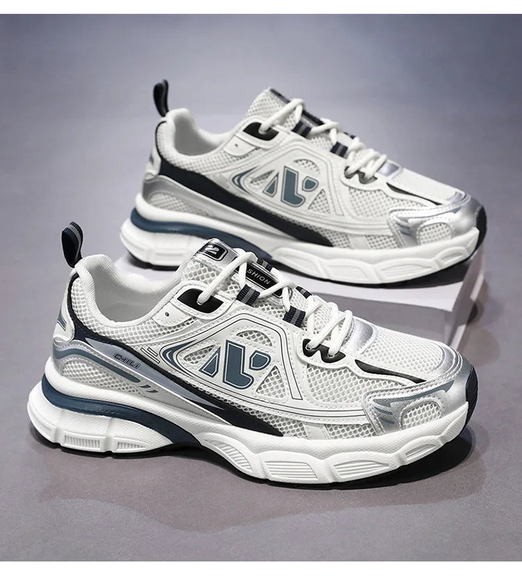 Sapatos masculinos moda ao ar livre sapato casual rendas até plataforma tênis conforto tênis de corrida para homem sapatos de treinamento tenis masculino