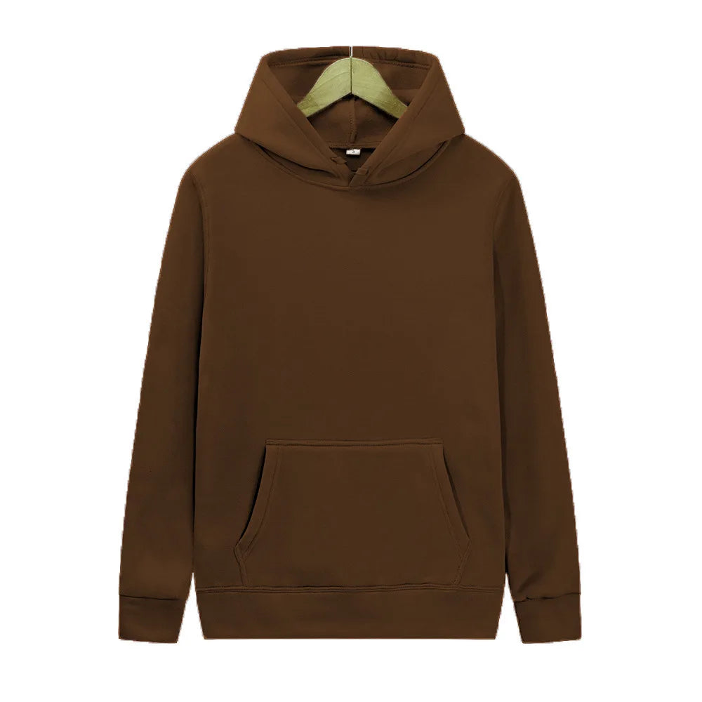 Masculino cor sólida com capuz suéteres masculino camisola de lã quente moda roupas de rua solta respirável moletom com capuz masculino
