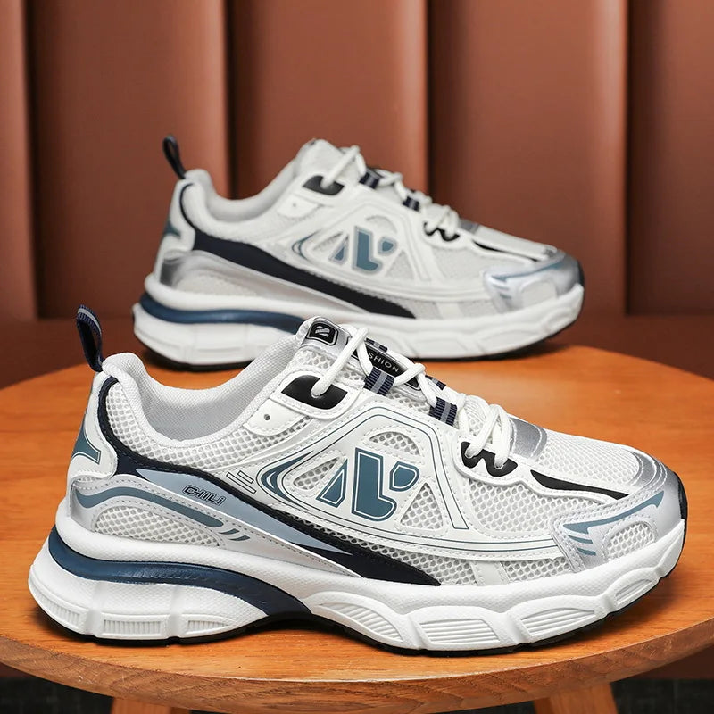 Sapatos masculinos moda ao ar livre sapato casual rendas até plataforma tênis conforto tênis de corrida para homem sapatos de treinamento tenis masculino