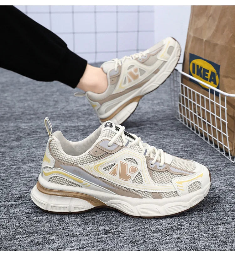 Sapatos masculinos moda ao ar livre sapato casual rendas até plataforma tênis conforto tênis de corrida para homem sapatos de treinamento tenis masculino