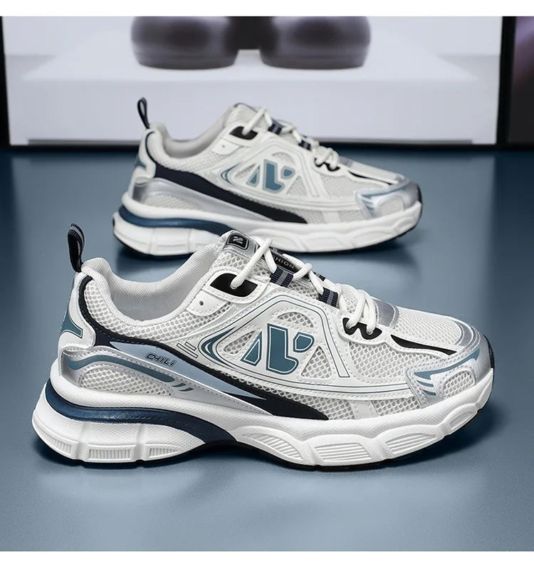 Sapatos masculinos moda ao ar livre sapato casual rendas até plataforma tênis conforto tênis de corrida para homem sapatos de treinamento tenis masculino