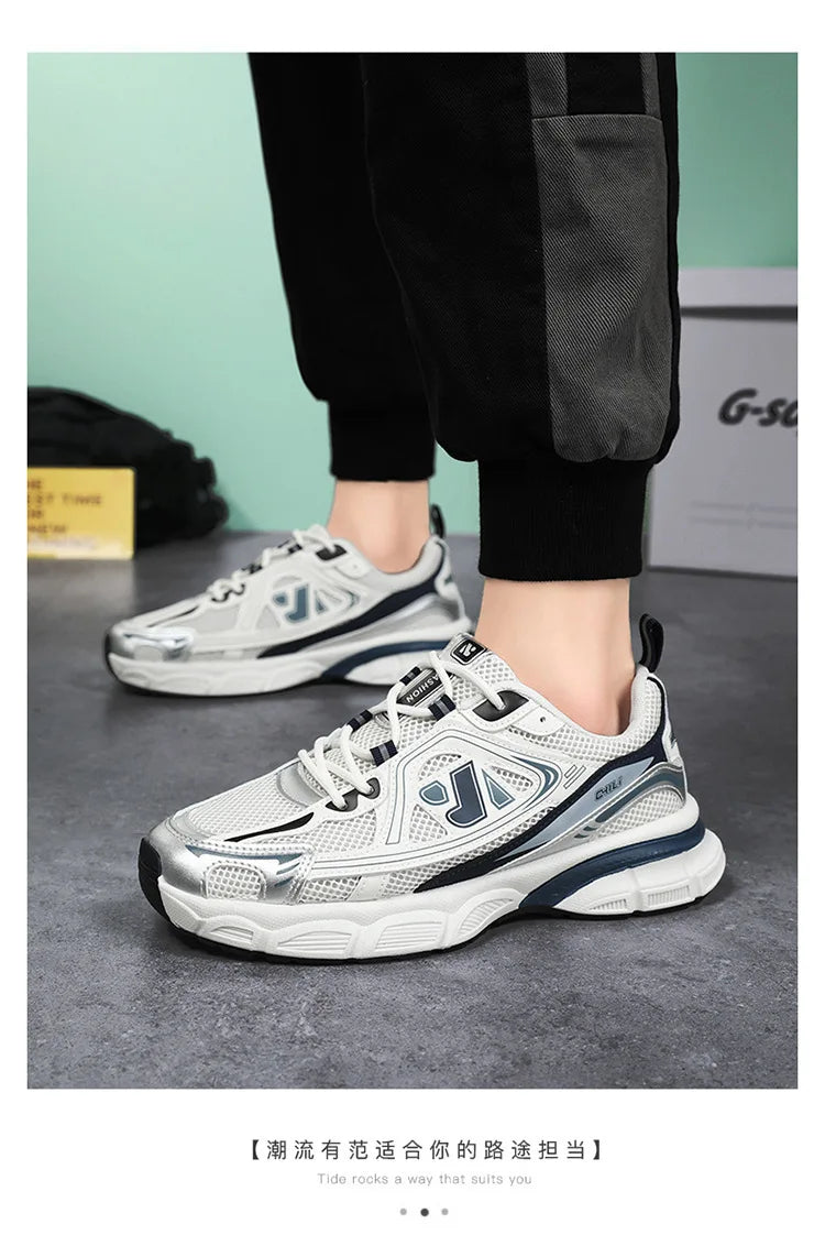 Sapatos masculinos moda ao ar livre sapato casual rendas até plataforma tênis conforto tênis de corrida para homem sapatos de treinamento tenis masculino