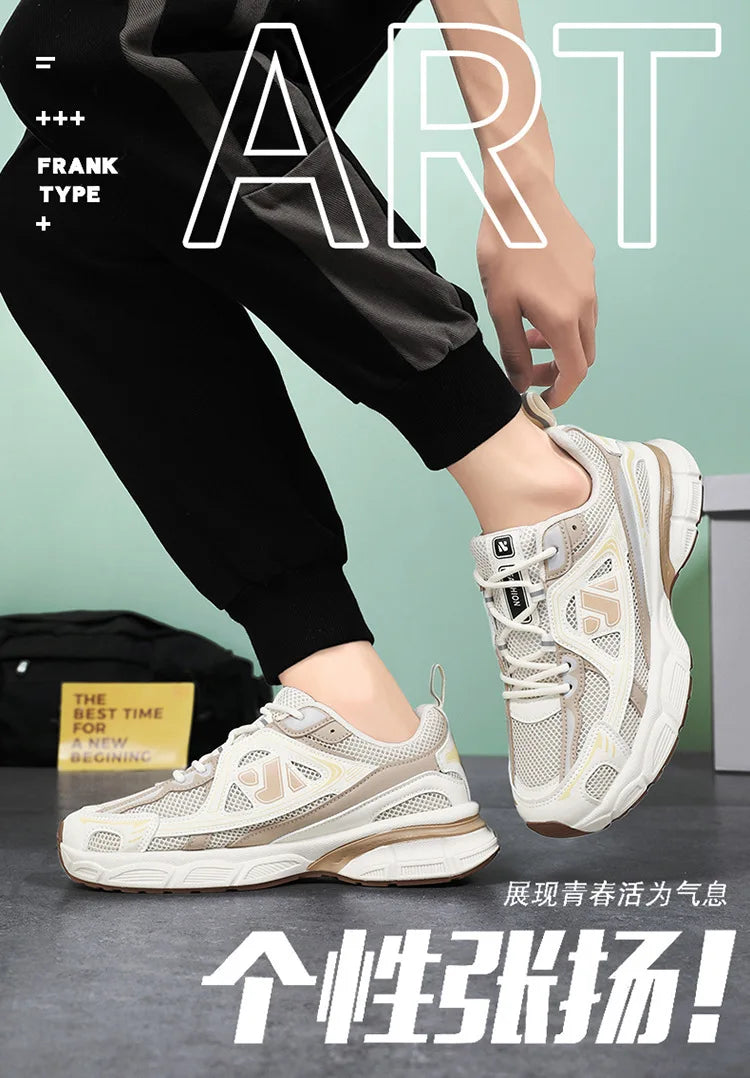 Sapatos masculinos moda ao ar livre sapato casual rendas até plataforma tênis conforto tênis de corrida para homem sapatos de treinamento tenis masculino