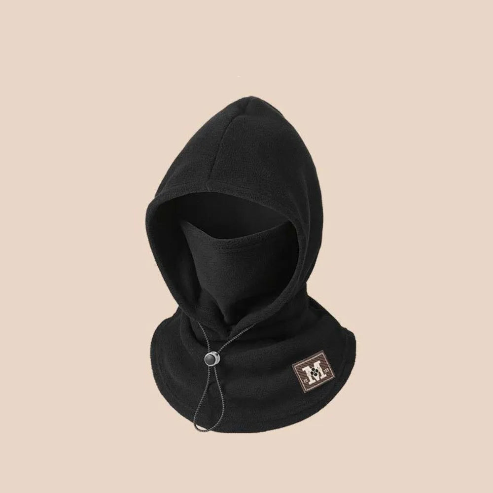 Casual mais quente com capuz pescoço boné à prova de vento cordão inverno pulôver boné anti-frio proteção de ouvido masculino capacete chapéu ciclismo