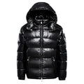 2026 moda impermeável curto algodão jaquetas masculino preto leve neve parkas de alta qualidade brilhante parkas jaquetas de inverno masculino