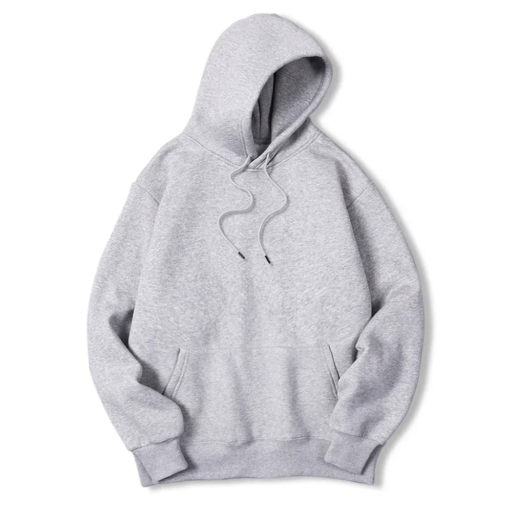 Masculino cor sólida com capuz suéteres masculino camisola de lã quente moda roupas de rua solta respirável moletom com capuz masculino
