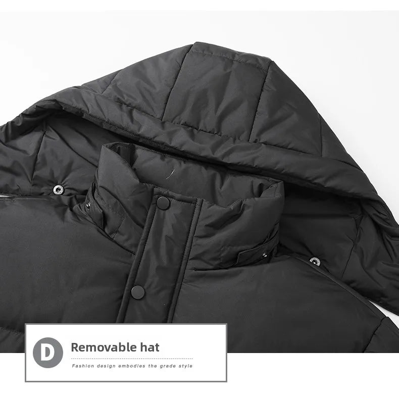 Ao ar livre masculino caminhadas acampamento à prova de vento respirável roupas de algodão quente inverno confortável moda e na moda jaqueta com capuz