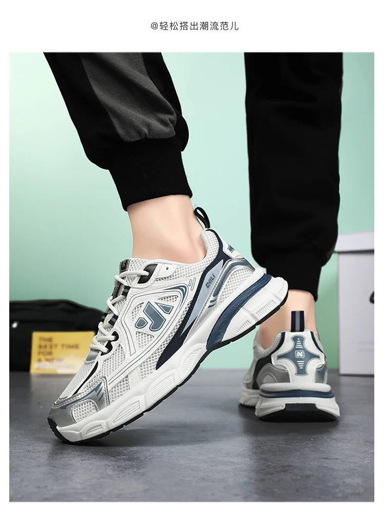 Sapatos masculinos moda ao ar livre sapato casual rendas até plataforma tênis conforto tênis de corrida para homem sapatos de treinamento tenis masculino