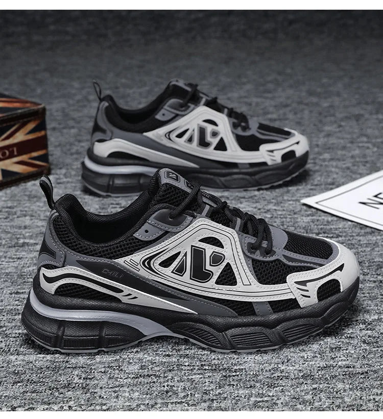 Sapatos masculinos moda ao ar livre sapato casual rendas até plataforma tênis conforto tênis de corrida para homem sapatos de treinamento tenis masculino