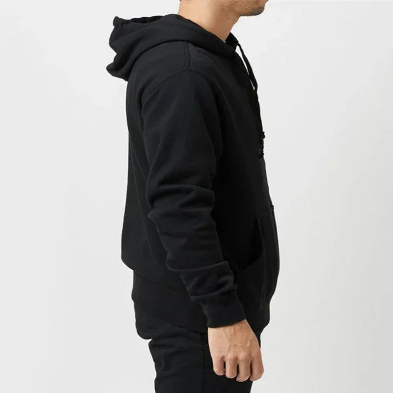 Masculino cor sólida com capuz suéteres masculino camisola de lã quente moda roupas de rua solta respirável moletom com capuz masculino