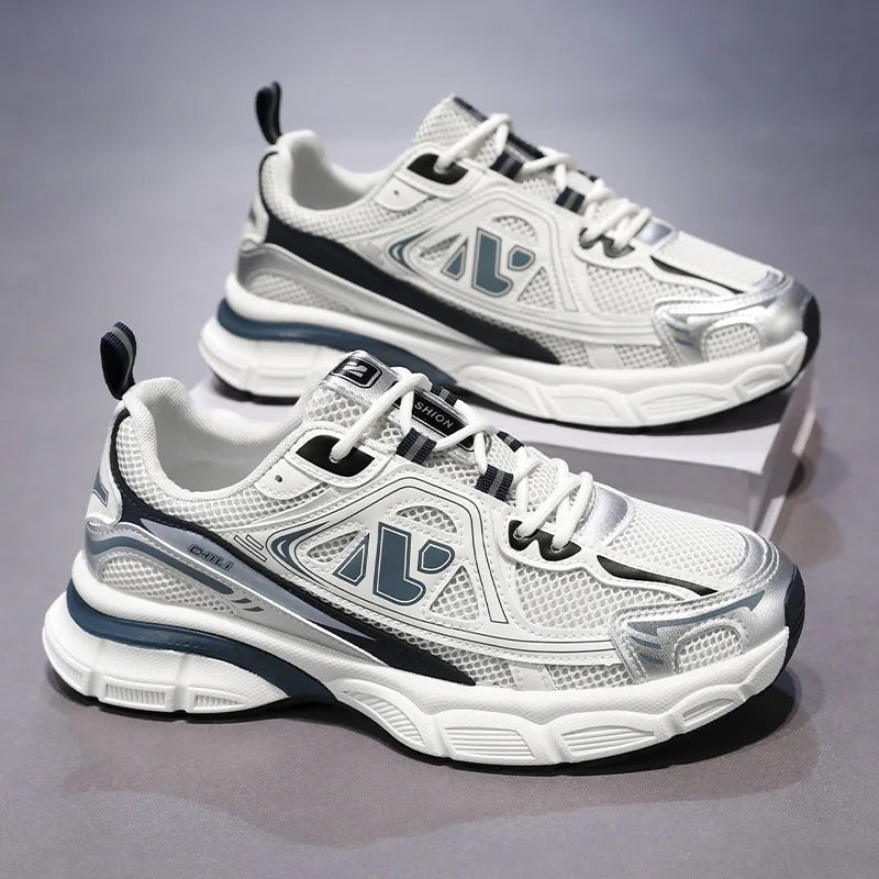 Sapatos masculinos moda ao ar livre sapato casual rendas até plataforma tênis conforto tênis de corrida para homem sapatos de treinamento tenis masculino